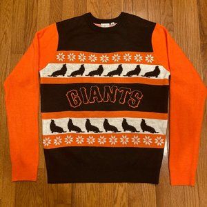 San Fransisco Giants Christmas Holiday Sweater Large